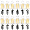ANWIO B11 LED Filament Bulb E12 Candelabra Base 60W Equivalent,
