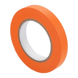 INFINAUTO Masking Tape, 0.7 Inches x 60.1 Yards DIY Car Auto Paint Painters Tape Orange, 1 Pc
