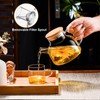 PARACITY Glass Teapot Stovetop 20 OZ/600ml, Borosilicate Clear Tea Kettle