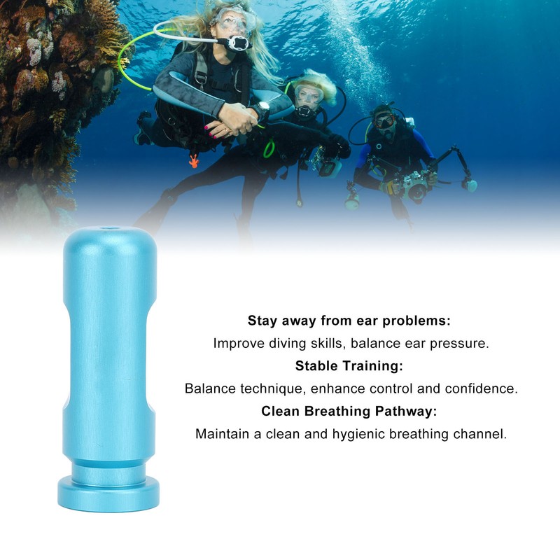 Ear Equalization Training Tool Ear Pressure Balance Aluminium Alloy Diving