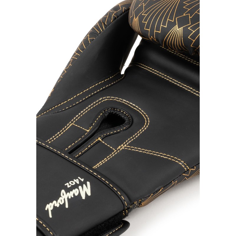 Benlee Manford Faux Leather Boxing Gloves Black/Gold 12 oz