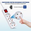 EXTRASTAR 1 Pack 3 Outlet Power Strip with Switch Cable