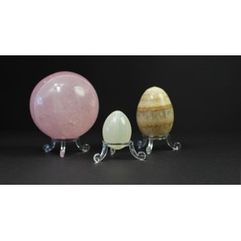 10 x Perspex Ball Egg Stand