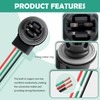2PCS Turn Signal Socket for 3157 T25 P27/7W 4114 3057