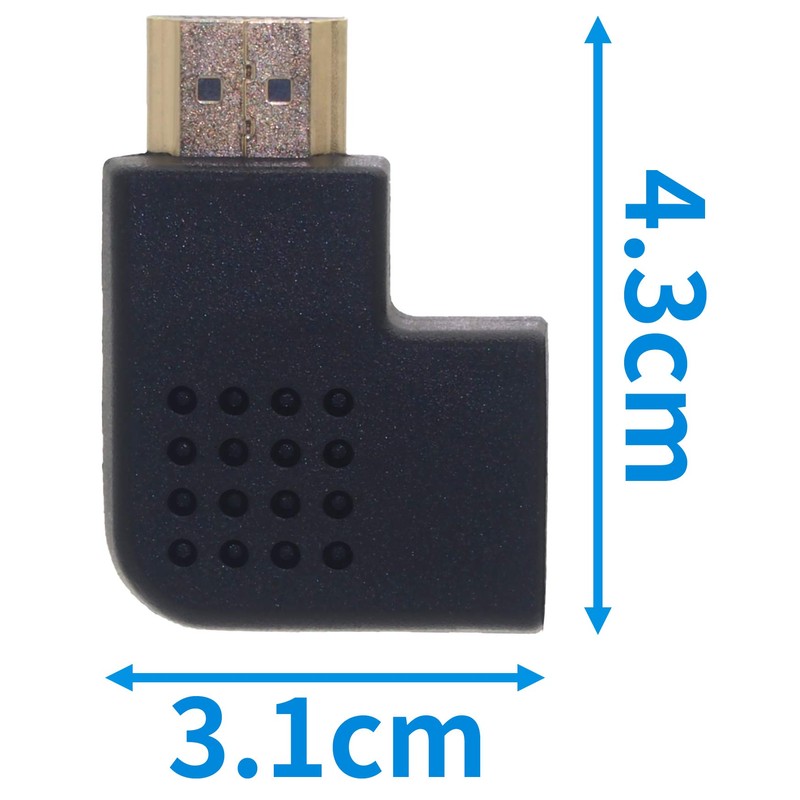 Audio Fan HDMI Converter Adapter Male to Female Terminal Direction