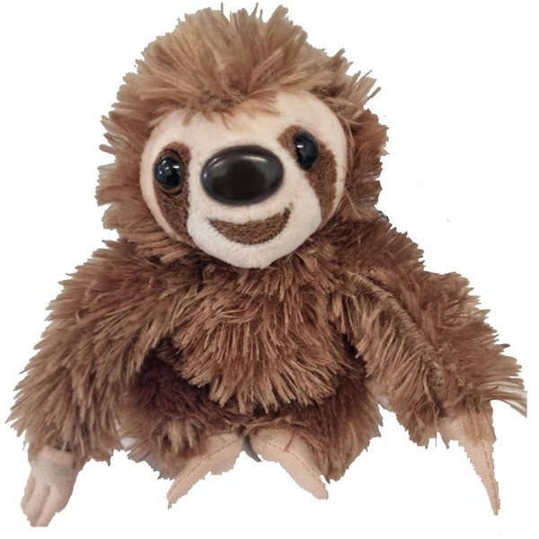 Wild Republic Sloth Plush, Stuffed Animal, Plush Toy, Gifts for Kids, Hug’Ems 7"