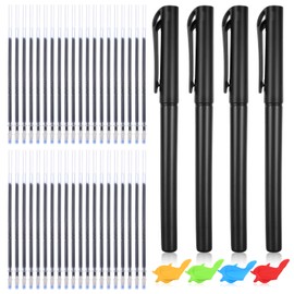 Wanmu Magic Pens & Refills for Magic Copybooks, Grooved Book Disappearing Ink Pens, Invisible Ink Pen Maker with Writing Grip for Children, Kids 3-5 Handwriting Reusable Workbooks Practice Drawing