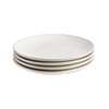 Cooks Professional Side Plates Stoneware Set of 4 White Ceramic