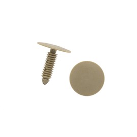 HOPESPANNER 20pcs 7mm x 25mm x 28mm Car Plastic Trim Door Panel Retainer Clips Rivet Beige Vehicle Components