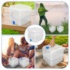 UKQRRTC 2Pcs Collapsible Water Container with Spigot, 20L Portable Camping