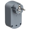 Electraline 55098 Adattatore Doppio Prima 2 Prese 16A (2P+E) Schuko