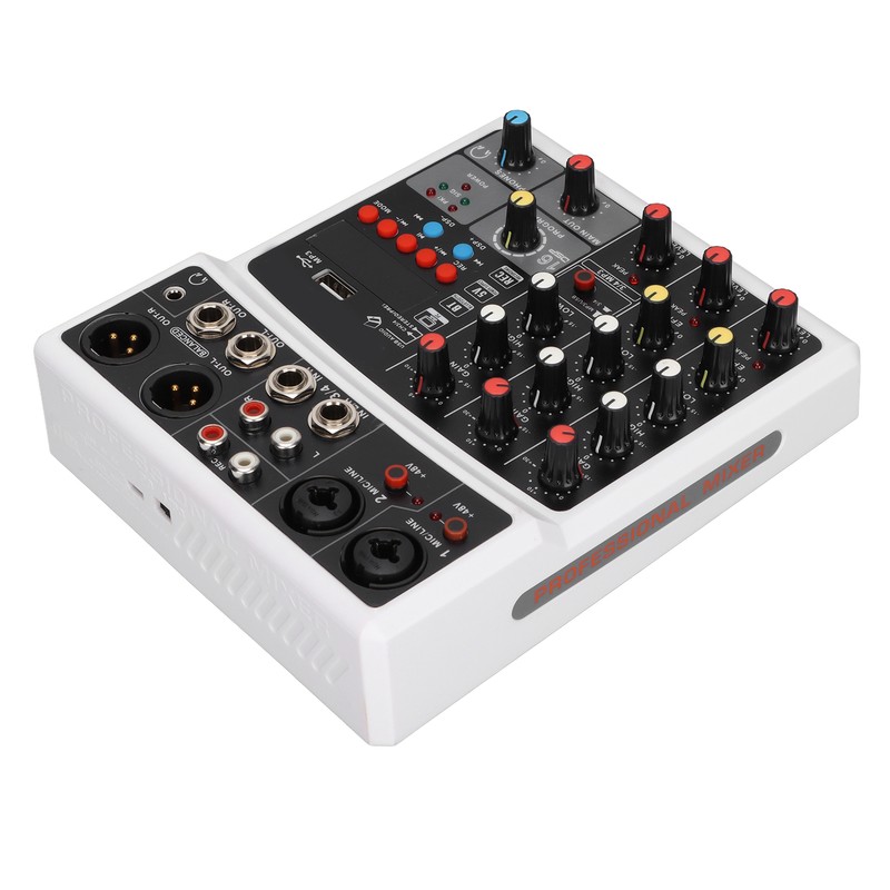 BMG‑04D 4 Channel Mixer 48V Phantom Power Stereo Recording 4