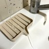 Monochromatic Soap Dish Holder & Stand Case 3ea