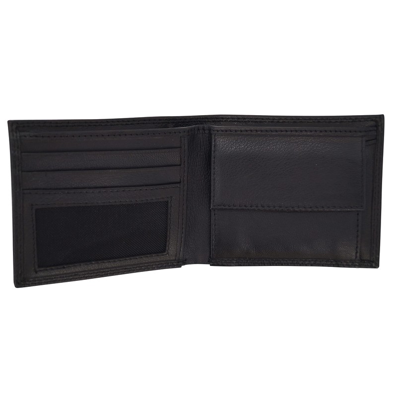 GERMANUS Max Leather Wallet, black, Classic