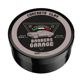 Barbers Garage – Concrete Clay – Mattes Haarwachs – Fixierung und Formung – starker und langanhaltender Halt – natürlicher Effekt – ohne Rückstände
