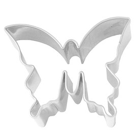 Birkmann 1010699010 Cut Butterfly, Grey Plastic, 5 x 3 x 2 cm