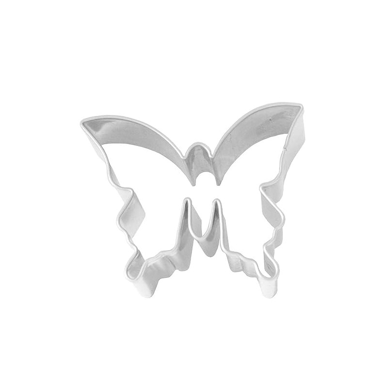 Birkmann 1010699010 Cut Butterfly, Grey Plastic, 5 x 3 x
