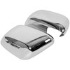 HECASA Triple Chrome Mirror+Full Tailgate Cover+4 Door Handle Compatible with