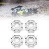 4pcs 17mm Hex Adapter Professional Aluminum Alloy Fine Machined 3.8