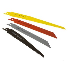 Voche 10 Piece Reciprocating Saw Blade Set - Multi-Colour + Storage Case