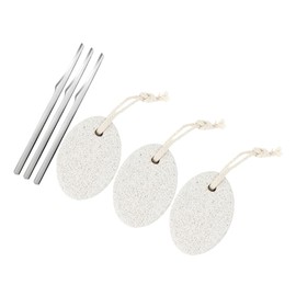 Healeved Pedicure Tools Kit Foot File Callus Remover Pedicure Exfoliator Tool Foot Scrubber