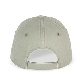 MAINLY SOCKS Baseball Cap Hat Embroidered Shark 100% Organic Cotton Christmas or Birthday Gift Eco-Friendly Adjustable (Organic Cotton, Washed Almond Green)