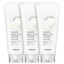 C2Y 포슈어 블랙 화이트 모찌 대용량 폼클렌징 220mlX3개 Foshure Black White Mochi Large Capacity Foam Cleansing 220ml X 3 Pack