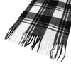 RonFoxi Black Scarf for Women Winter - Long Fashion Black