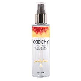 Coochy Fragrance Mist Body Spray - Boost of Scent for Skin & Hair - Infused w/Georgia Peaches, Sugar Cane & Vanilla - Peachy Keen, 4floz/118ml