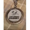 Team Sports America LAS VEGAS RAIDERS METAL SPINNER Keychain Key