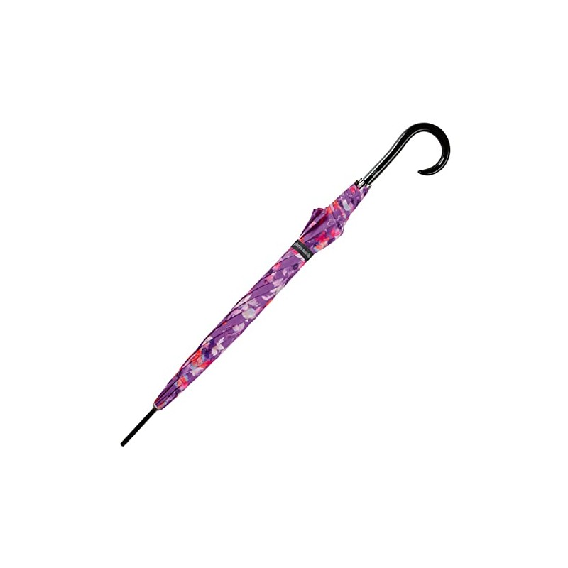 Pierre Cardin Umbrella Women's Automatic Flower Motif, Purple