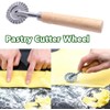 2 pcs Pastry Wheel Cutter, Pasta Cutter Wheel with Long