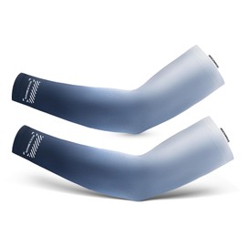 ROCKBROS Arm Cover, Men's, Arm Sleeve, Cooling Sensation, UV Protection, Sun Protection, Arm Cover, Quick Drying, Anti-Slip, Sports, Golf, Fishing, Baseball, Driving, Outdoor, Cycling, Unisex, Blue,