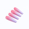 Brishow Coffin False Nails Long False Nails Gradient Ballerina Acrylic