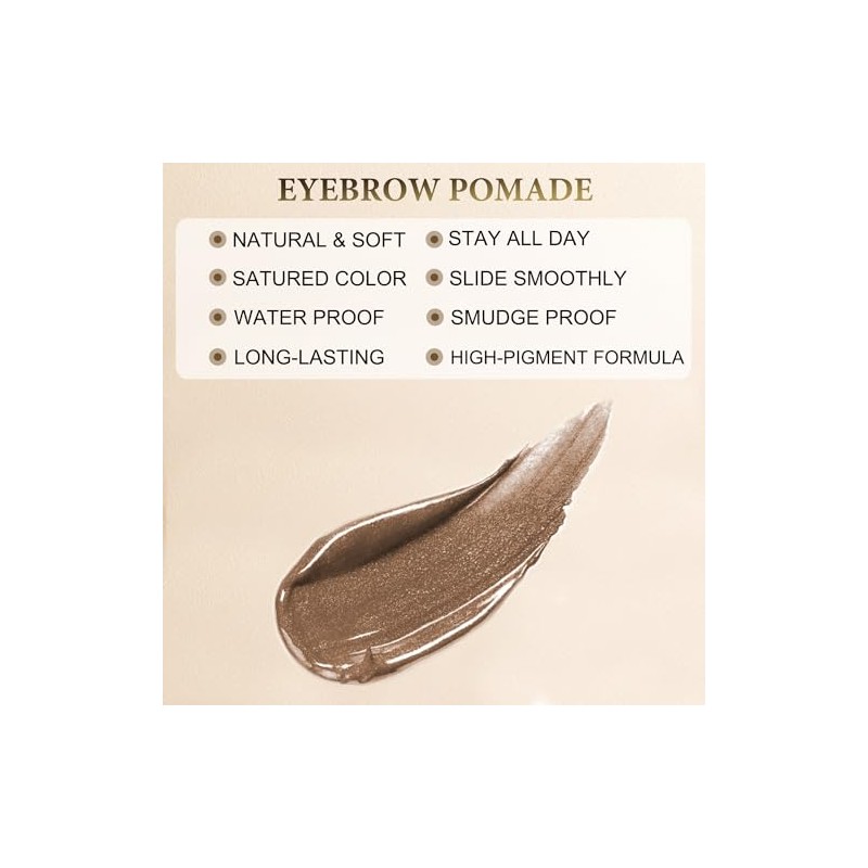 LAVONE Kit de Lápiz de Sello de Cejas para Maquillaje