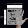 CrafTreat Reusable Quote Stencils for Painting on Wood, Canvas, Paper,