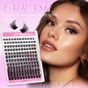 Fadlash Cluster Lashes Individual Lash 8-16mm Mixed Length Eyelashes 0.07mm