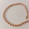 18k bracelet women ball 4mm silver bracelet color / 18k팔찌