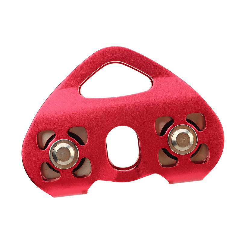 Mountaineering Climbing Double Axle Double Zip Line Trolley Steel Rope