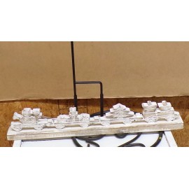 Christmas Train Table Decor 22" New Evergreen Enterprises