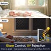 Coavas Blackout Window Film, 100% Sun Blocking & Darkening Privacy