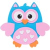 Baker Ross Owl Foam Magnets for Crafts, Pack of 8,