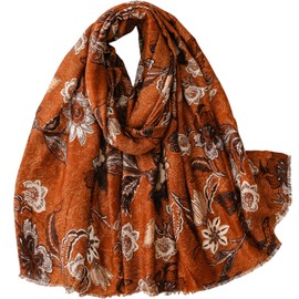 FAIRYGATE Floral Scarf Flower Scarf Ladies Scarves Lightweight Floral Print Scarf for Women UK Scarfs 85047