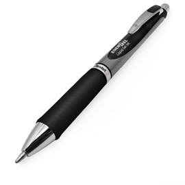 Pentel-Energel BL80 Retractable Liquid Gel Ink Rollerball Pen - 1.0mm - Black - Pack of 12 + 2
