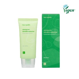 Face Republic Calming Care AHA/BHA Moisturizer 50mL | Soothing Gel Cream | Clarifying & Moisturizing | Cica, Aloe, Squalane | Korean Skincare