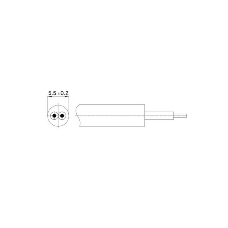HALOTEC 25 Metre Electric Cable 2-Core 2 x 0.75 |