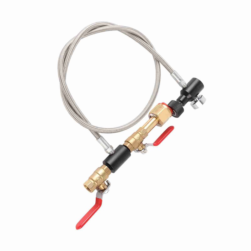 CGA‑320 CO2 Cylinder Refill Adapter with Hose For Filling Soda