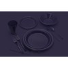 Exquisite Deep Purple Plastic Plates 50 Count I 9 Inch