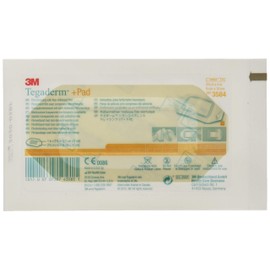 3M 3M 3584 Tegaderm and Pad, 2-3/8" x 4", Shape, (Pack of 50)