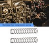 TA-VIGOR 10Pcs Extended Compressed Spring, 6mm OD, 0.5mm Wire Size,